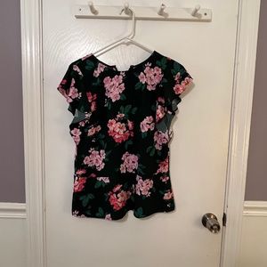 Ann Taylor Floral Blouse